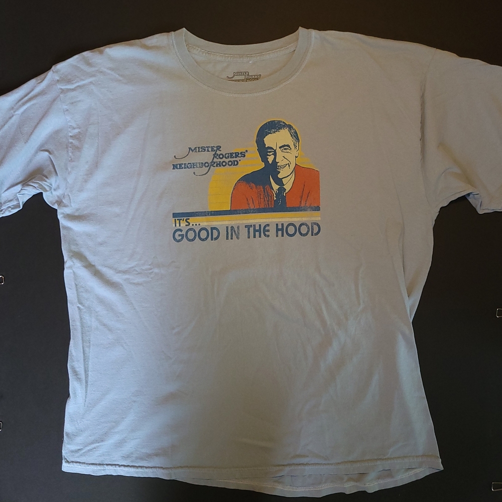 Classic Pale Blue Graphic Tee -